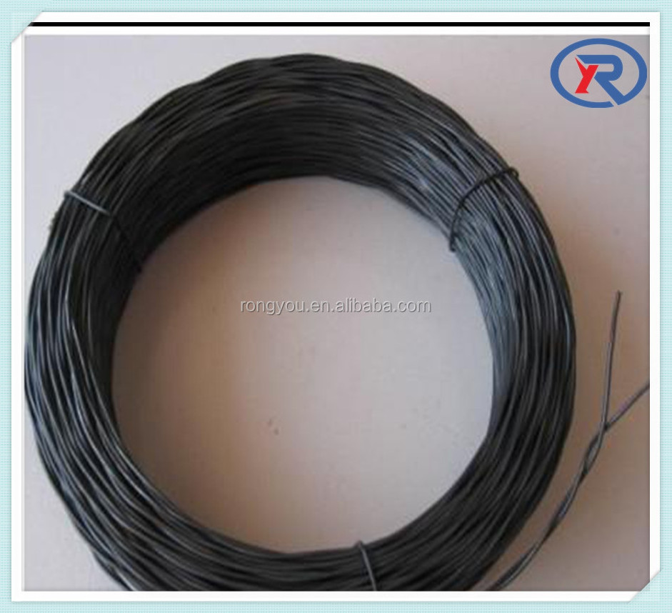 BWG 16,18 1.2mm Black soft iron binding wire black annealed tie wire