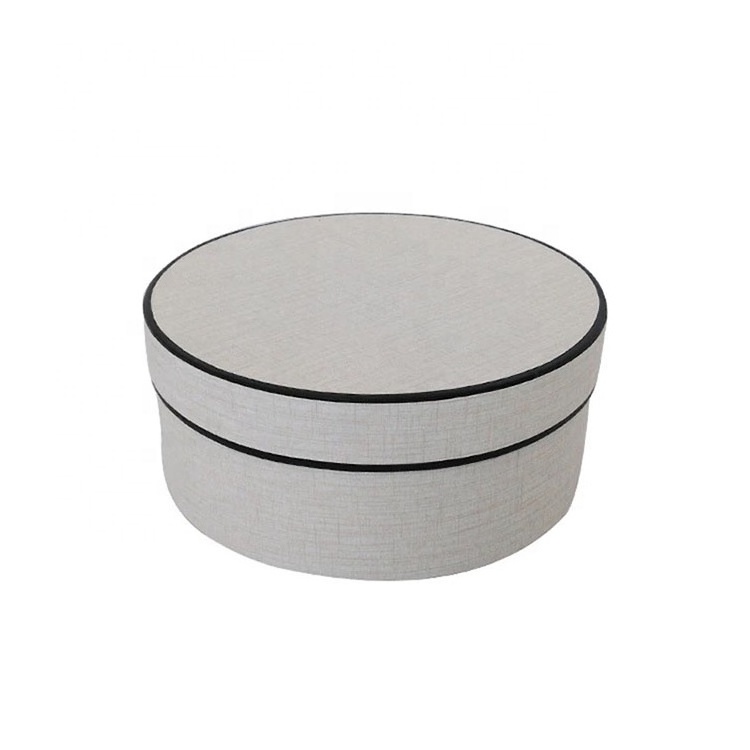 High quality custom nested eco-friendly round small craft paper boxes cardboard Christmas gift packaging boxes