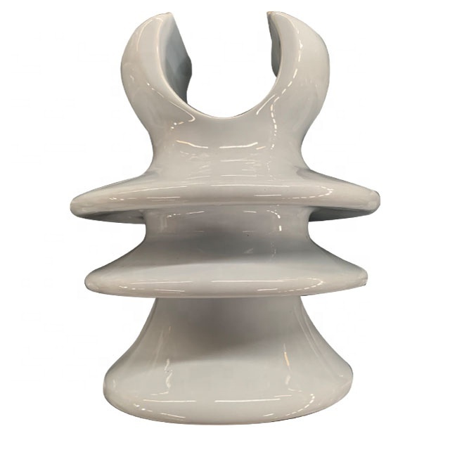 Porcelain pin insulator ShF 20 G1 with plastic sleeve at the top porcelain pin insulators