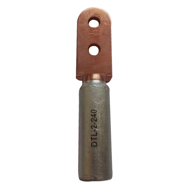 Aluminium copper cable terminal lug tube types bimetallic lugs