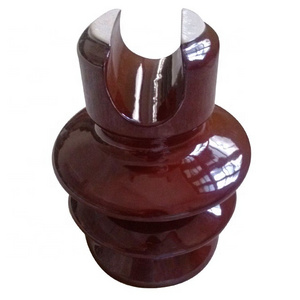 Porcelain pin insulator ShF 20 G1 with plastic sleeve at the top porcelain pin insulators