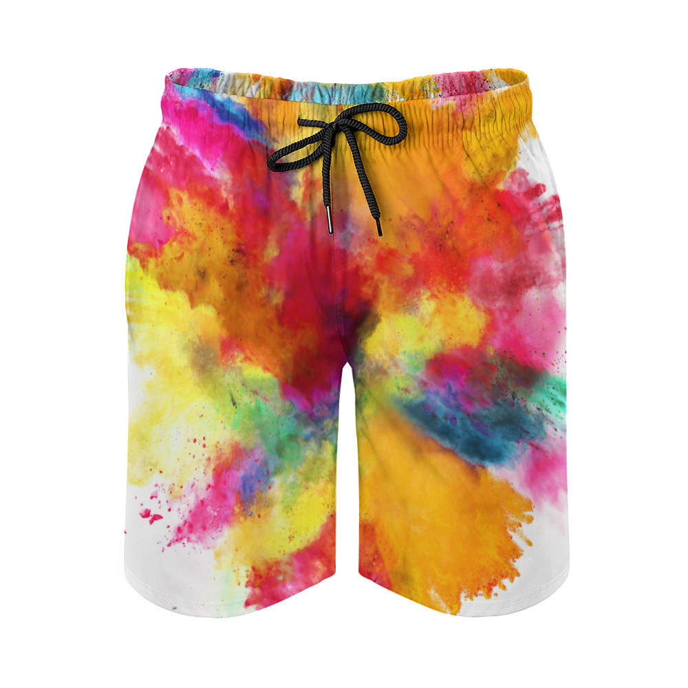 Soft Skin Friendly Men's Color Changing Swim Trunks Quick Dry Summer Beach Shorts Suitable for beach party