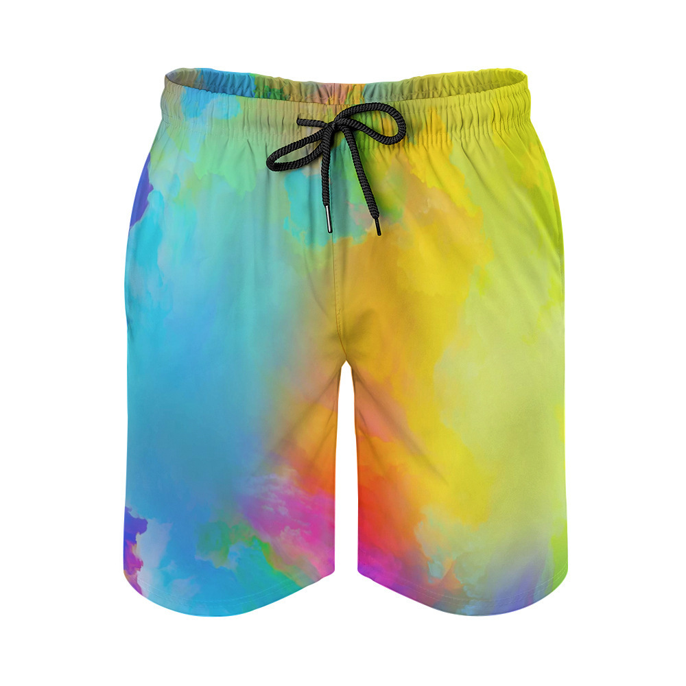 Soft Skin Friendly Men's Color Changing Swim Trunks Quick Dry Summer Beach Shorts Suitable for beach party