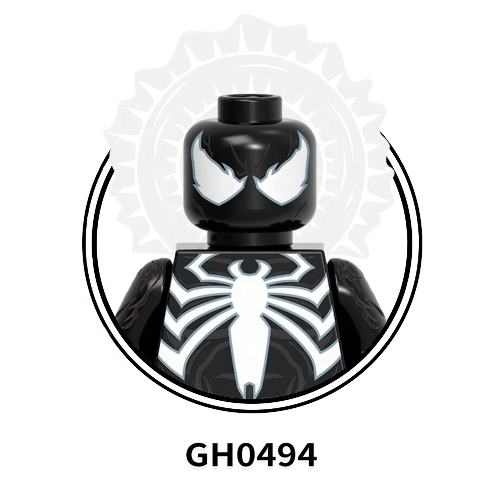 G0162 Super Heroes Spider Game Venom Evolved Suit Doctor Octopus Black Cat Mister Mini Model Building Blocks Kids Toys Juguetes