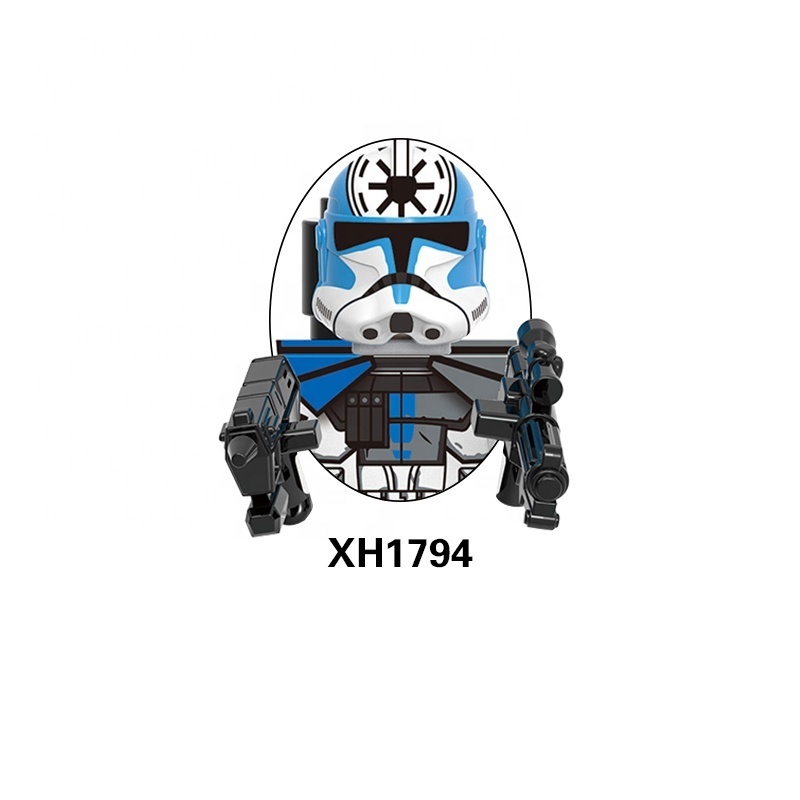 X0323 Jesse Grey Howzer Crosshair Elite Squad 187th Legion Clone Trooper SW Model Space Wars Building Block Figure Collect Toy