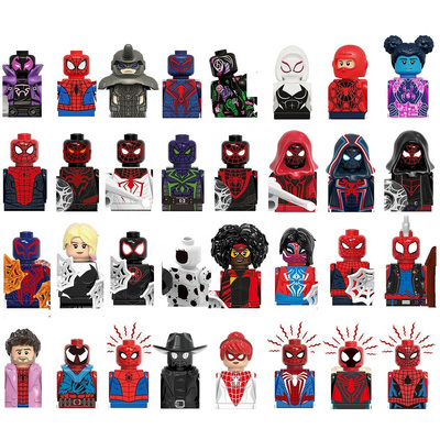 G0120 G0124 G0126 KT1069 KT1072 Marvely Super heros Spider-Verse sets Building Block Mini Figure Plastic Toy Spider Punk Gwen