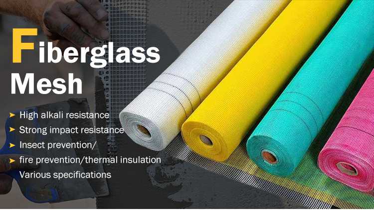 4*4/5*5 Plaster fiberglass mesh net with good latex from rongzitai