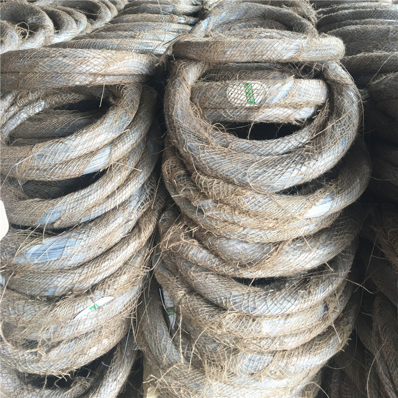 Hot Sale High Quality Galvanized Binding Wire Loop Tie Wire Galvanized Iron Coils Low Carbon Steel China CN;HEB Wire 5.5mm 1ton