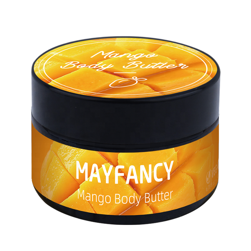 MAYFANCY Mango Body Butter Private Label Body Lotion Organic Colorful Whipped Body Butter Moisturizing Coconut Milk Rose Adults