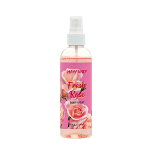 Factory Price MAYFANCY Customized 200ML Hydrating Deodorant Fresh Rose Fragrance Mist Designer Body Spray for Women