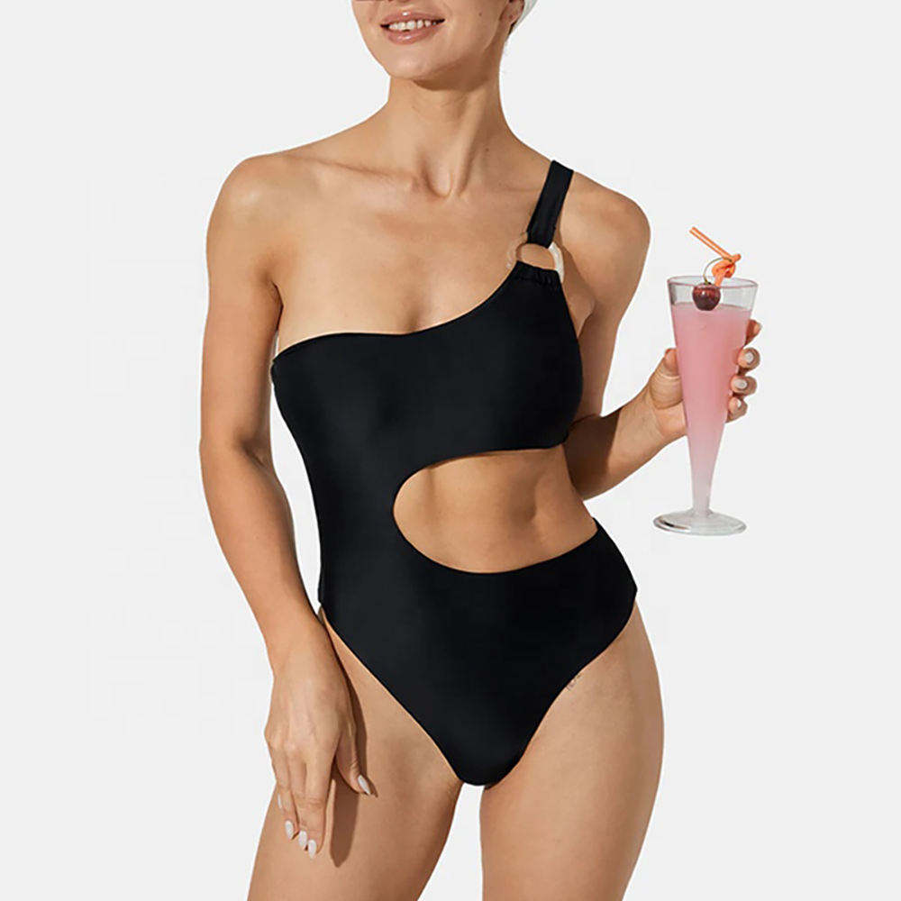 2024 High Quality Women Swimsuit One Piece Push Up Swimwear Plus Size Bathing Swim Suits Solid in Unique style