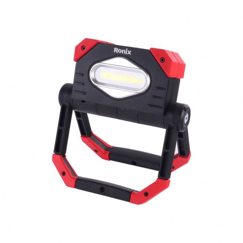 Ronix in stock RH-4277 rechargeable battery light Cordless Magnetic spot light 2X power Outdoor Wall Spotlight working light