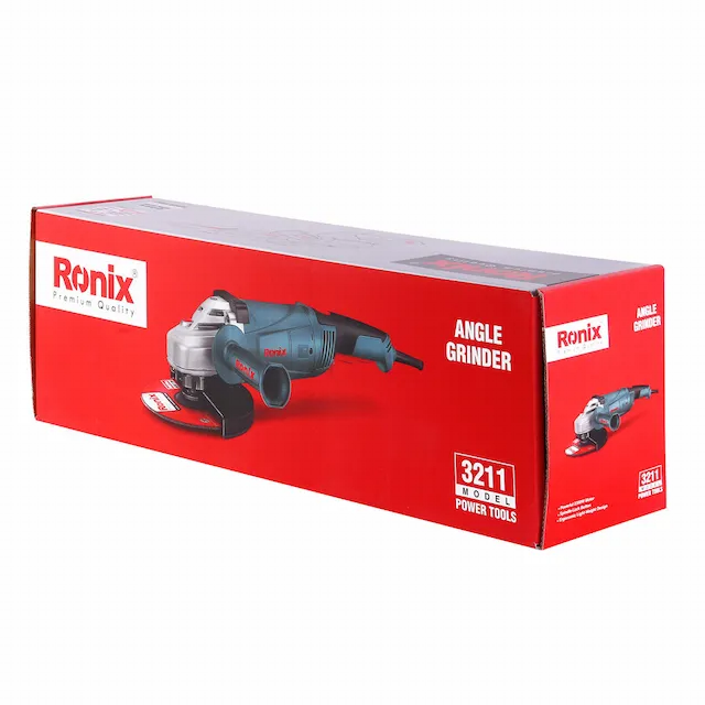 Top sale Ronix 3211 Model corded electric angle grinder Professional Variable Speed 2350W 180mm Mini Portable Angle Grinder