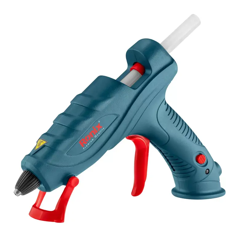 Ronix RH-4465 High Temperature Hot Glue Customized New Design Hot Glue Gun With Glue Stick Heavy Duty Silicone Gun