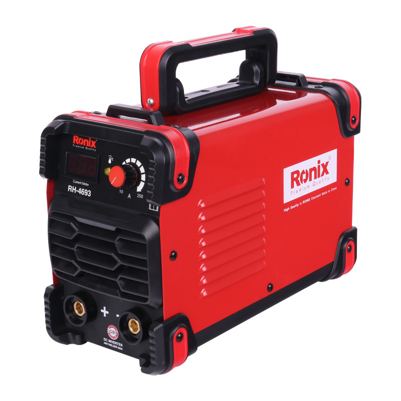 Ronix Rh-4693 Ac 220V Mini Welding Machine 200Amp Arc Mma Welder Dual Voltage Stick Welder Wide Voltage Inverter