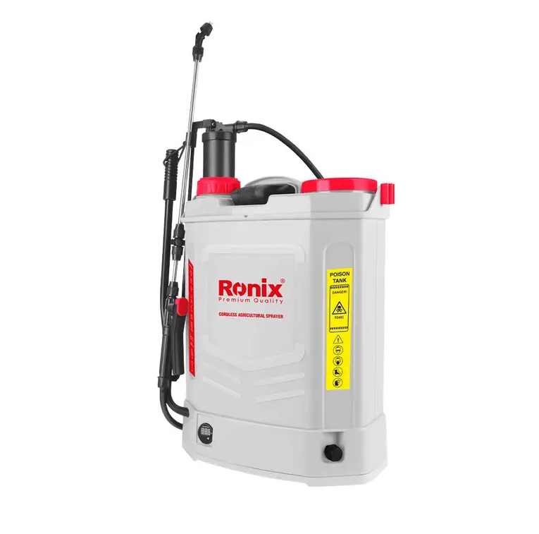 Ronix RH-6020 Hot Sale Agriculture Knapsack Battery Power Electric Hand Sprayer 20L pressure sprayer Plastic Battery Sprayer