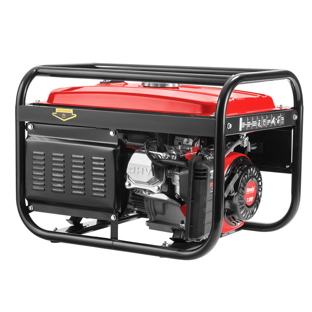 Watt Portable Generator Heavy Duty Gas Powered With Electric Start For Jobsite,Rv,And Whole House Backup Emergency