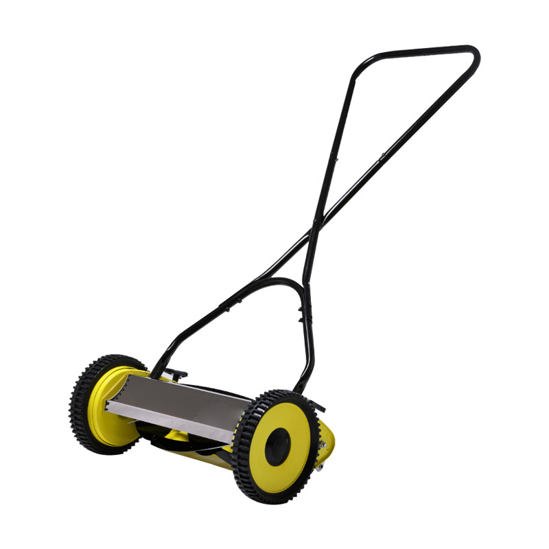 OEM  hot selling best price customizable Hand push lawn mower 300mm  AL+PVC with 5 pcs blade