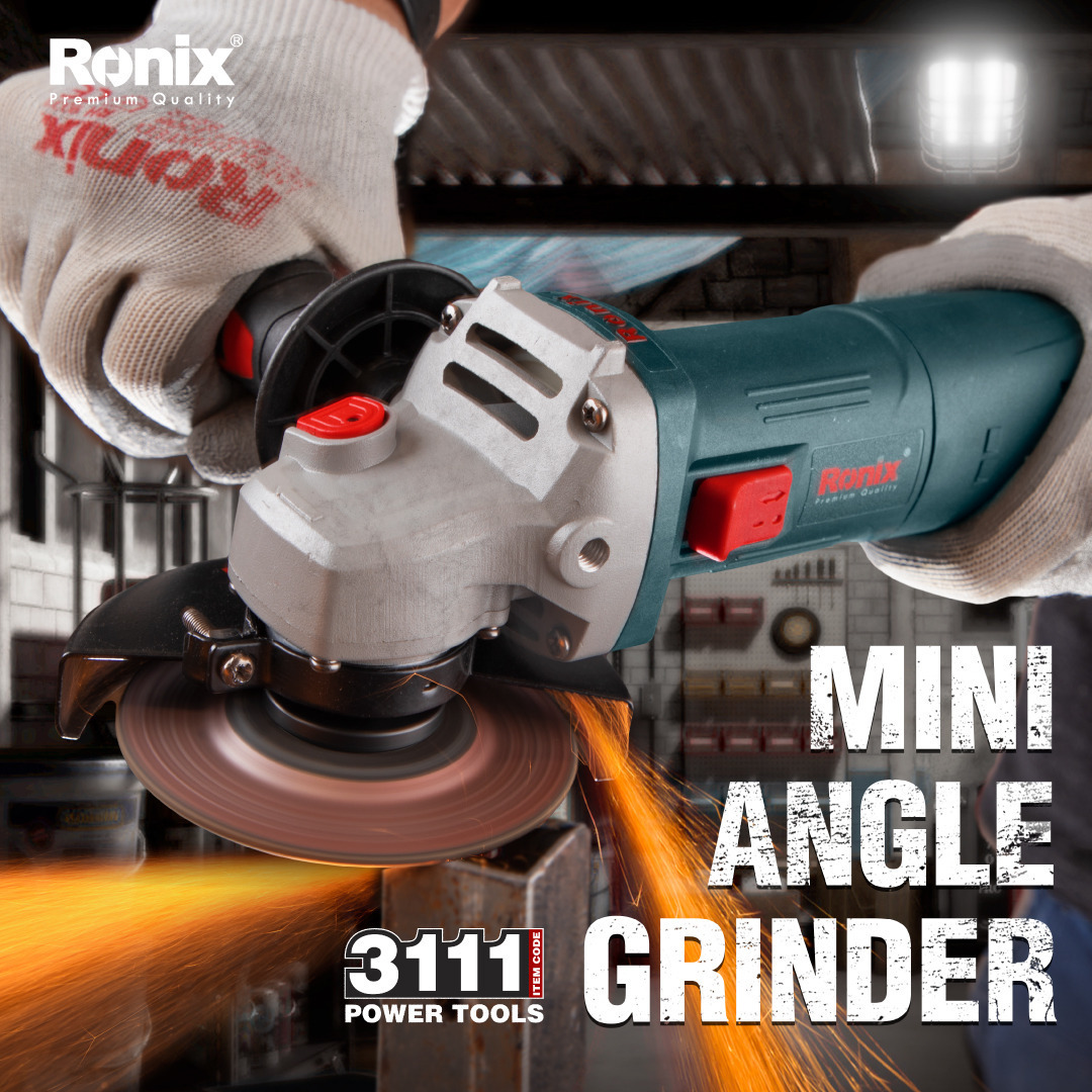 RONIX 115MM/5'' mini angle grinder machine 12000RPM Professional Power Tools 850W electric angle grinder,power angle grinder