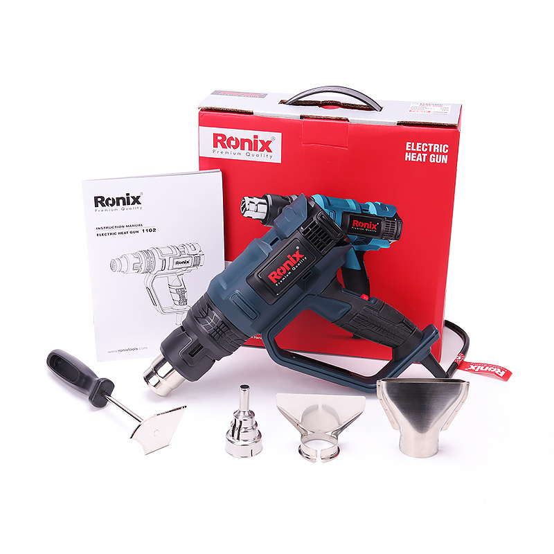 Ronix 1102 Heat Gun  Power Tools Hot Air Industrial 3 Nozzles 2000W Multi Temperature Electric Heat Gun