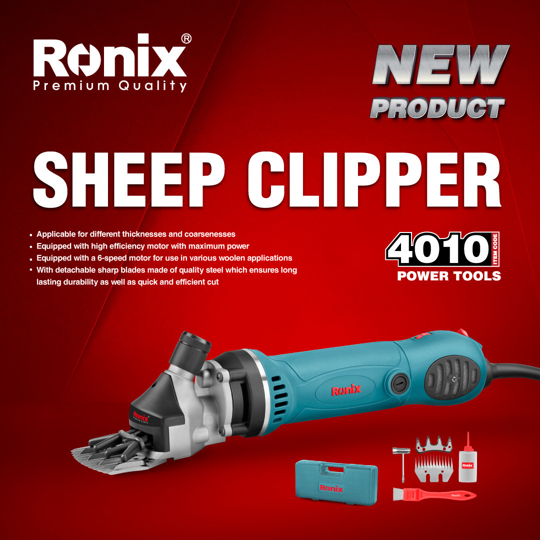 Ronix 4010 sheep clipper Electric Wool Shearing Clippers Goat Hair Trimmer Cutting Wool Shear Sheep Clippers, sheep shaver