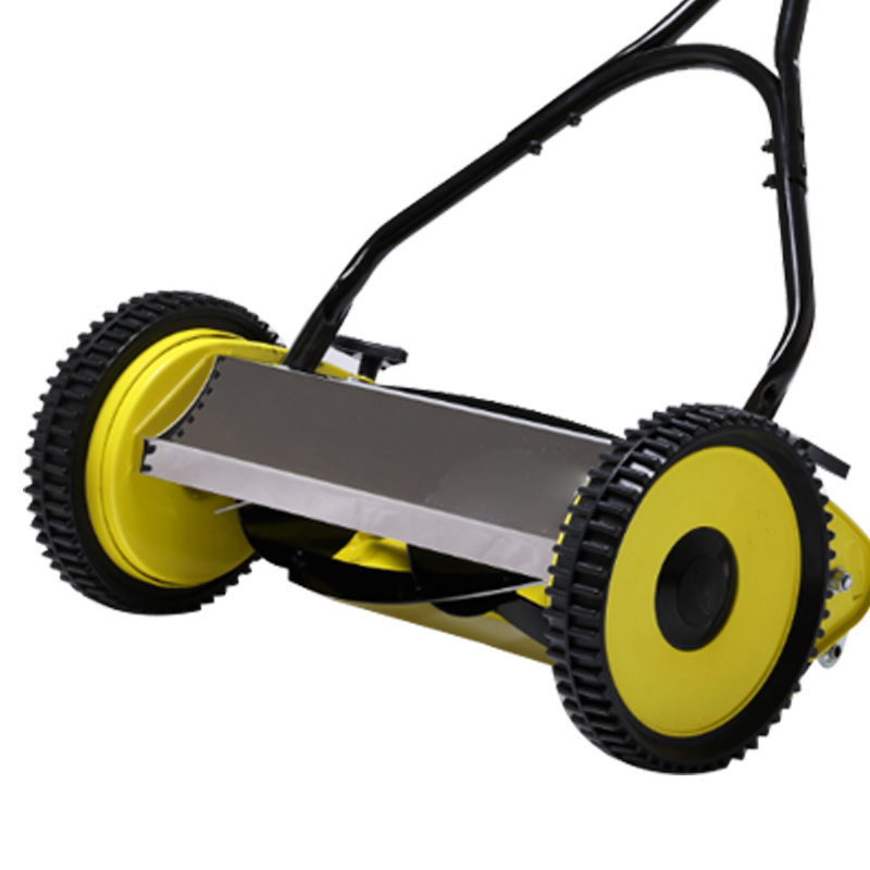 OEM  hot selling best price customizable Hand push lawn mower 300mm  AL+PVC with 5 pcs blade