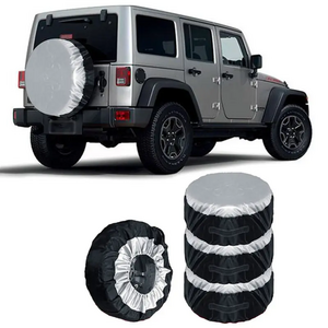 RONIX Car Exterior Accessories 17 Inches Tire Cover Spare Wheel Tire Cover Wheel Covers For Ford Bronco