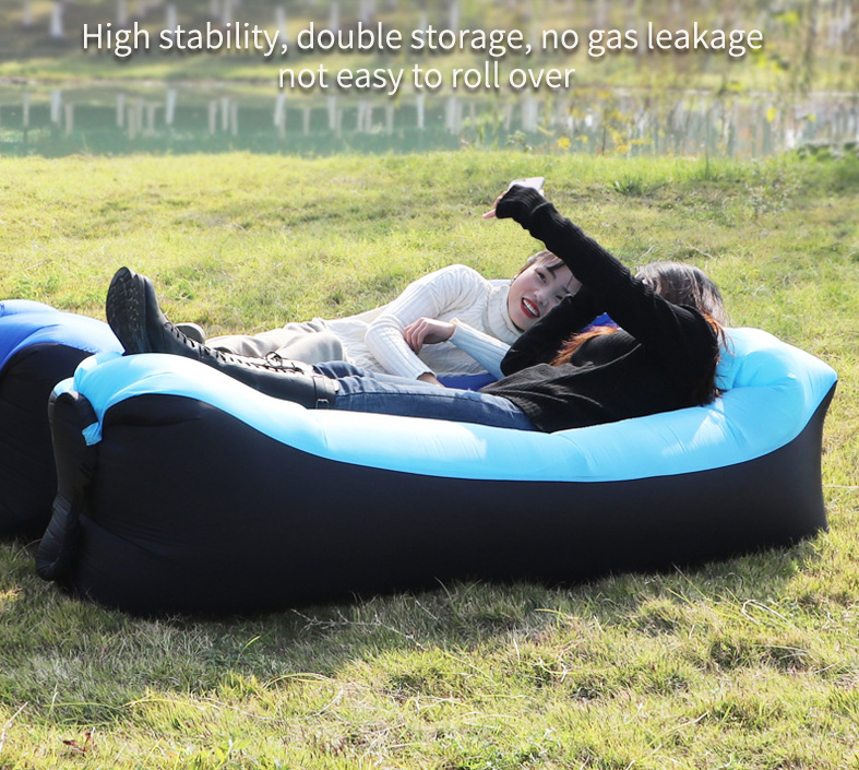 High Quality Camping Air sofa Inflatable Couch Lounger Air Sofa Portable Beach Sleeping Lazy Bag Sofa