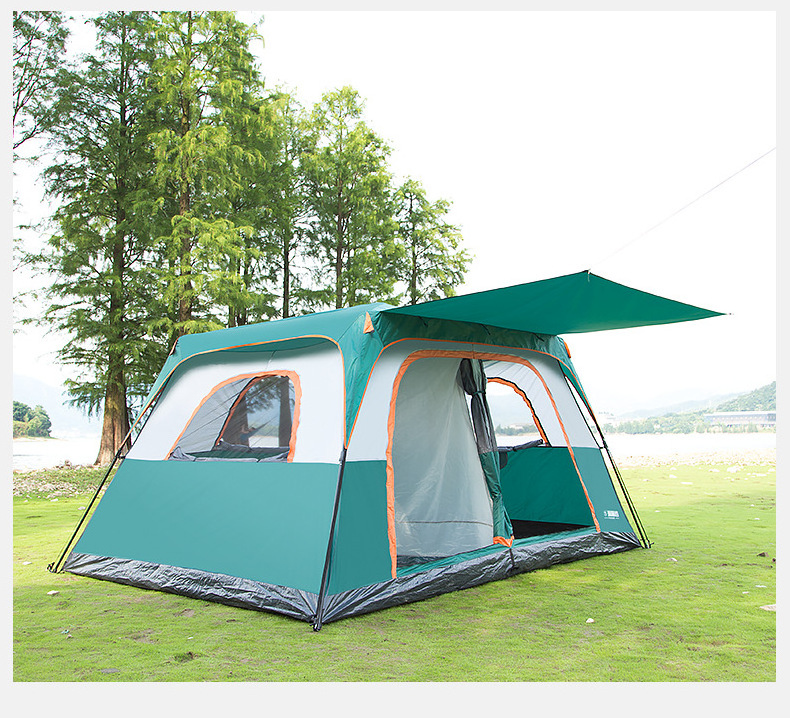 E RONIX 10 Person Waterproof Outdoor Tent Family Large Wholesale Tent 2 Rooms Camping Tent Sale