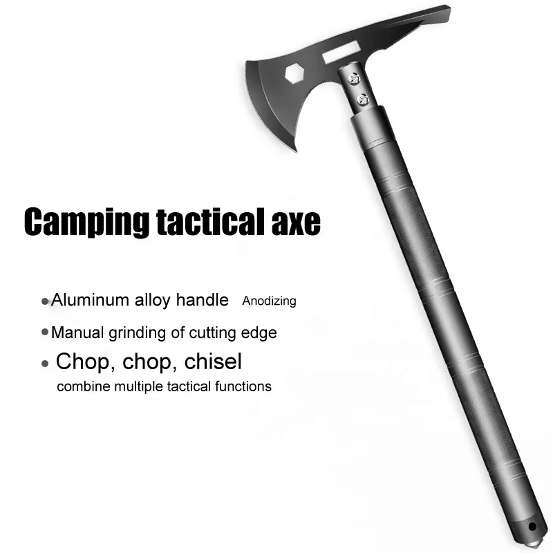 Multifunctional outdoor small axe dual head dual-purpose medicine hoe garden shovel tactical pickaxe hand axe knife