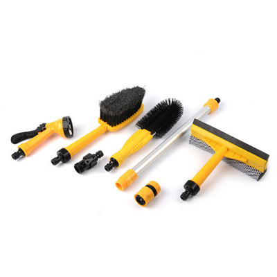 Ronix cleaner cleaning detailing alloy car wash wash brush kit and water flow car wash brush wheel brush for auto