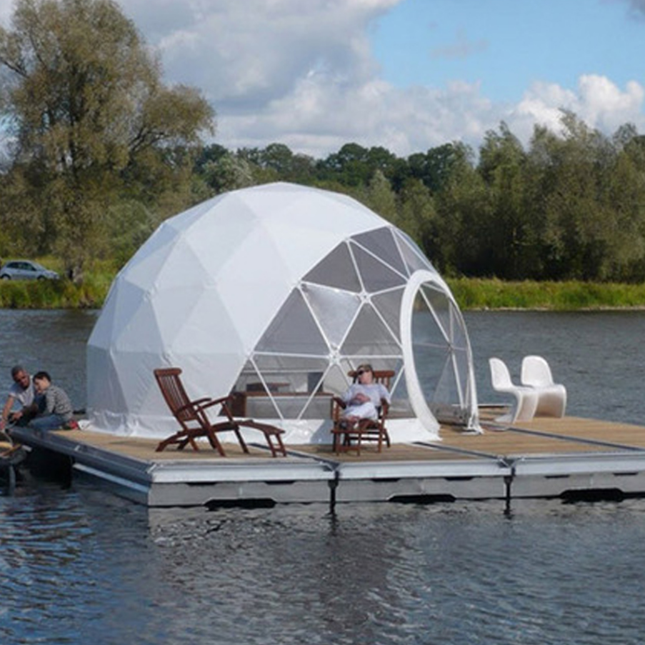 I Transparent outdoor camping igloo geodesic dome tents 4m 5m 6m 7m 8m glamping geo dome house