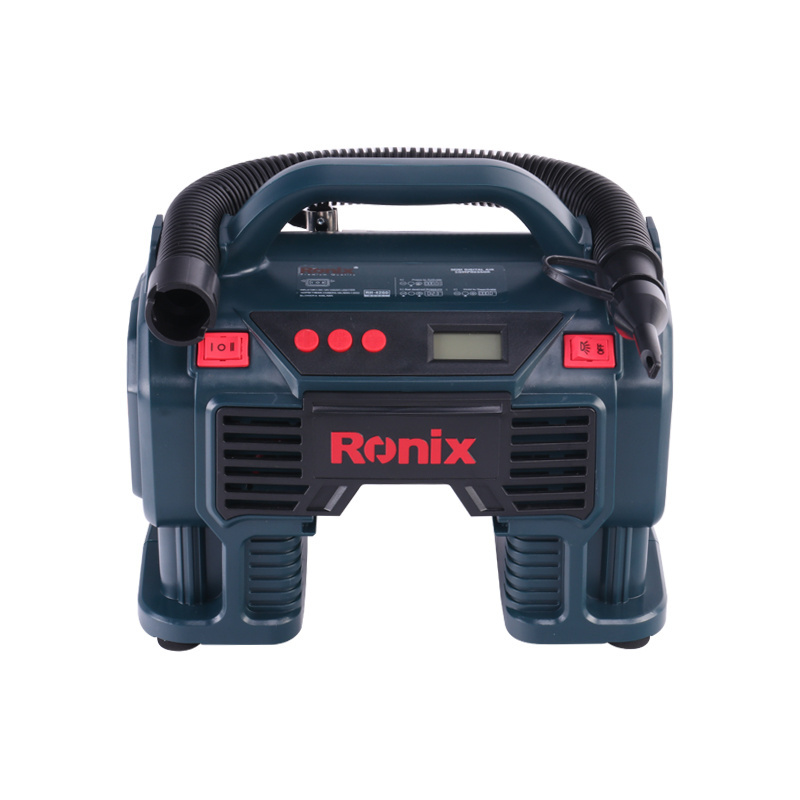 RONIX RH-4260 Automatic air pump compressor for car tires digital tire rechargeable Wireless mini portable battery cordless