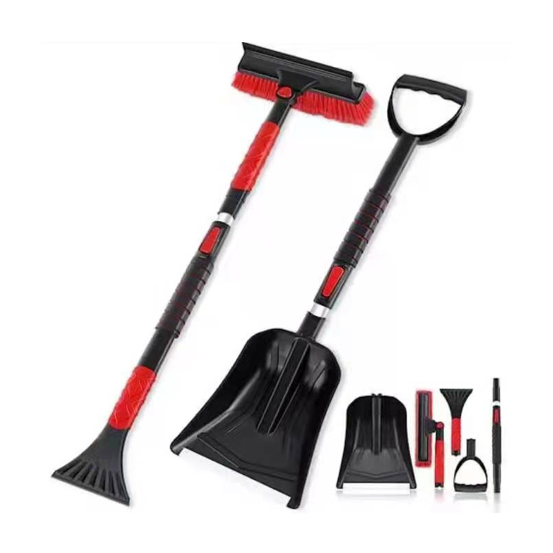 Ronix Detachable Ice Scraper Removal Tool 5in 1 snow cleaning tools Snow and Snow Brush Head for Easy Cleaning