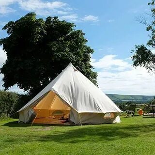 Y Outdoor luxury Waterproof Camping Cotton Canvas 5m Bell Tent Teepee Yurt Bell Tent