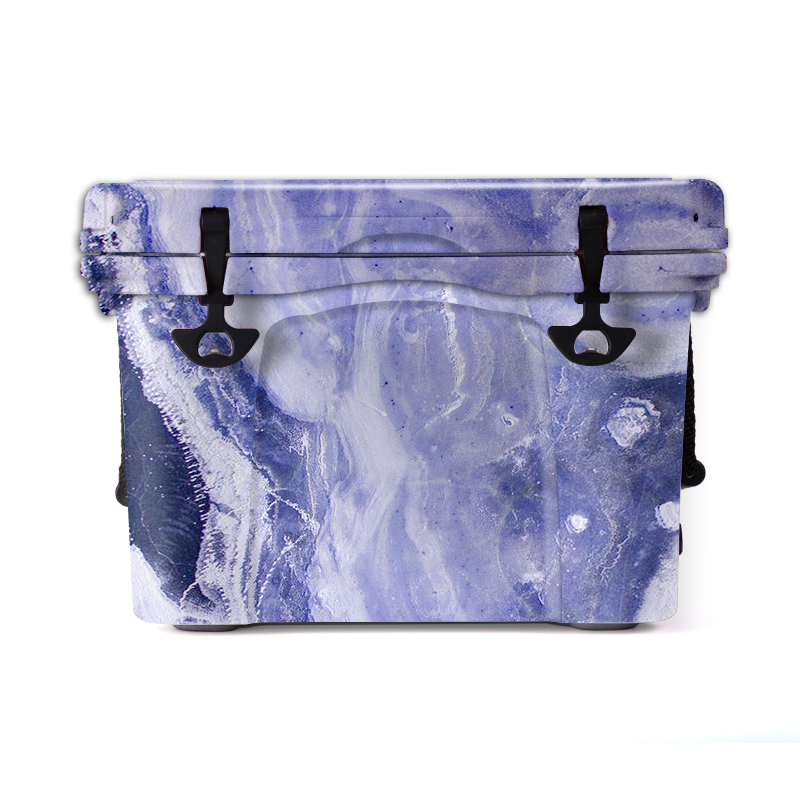 I Outdoor camping picnic equipment 16qt ice cooler box with dry box injection chilly bin cooler box for food storage