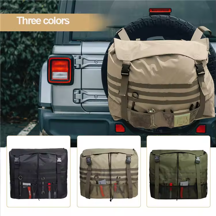 RONIX New Arrival 4X4 Custom Off-road Rear Wheel Storage Organizer Car Gear Backpack Accessories Spare Tire Trash Bag