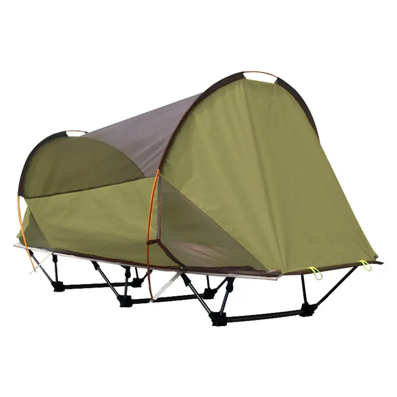 RONIX  Earthquake disaster camping single tent integrated ground folding marching bed self-driving fishing tent