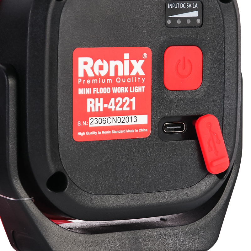 Ronix Compatible power 80W for sale Mini Flood Work Light Popular Cordless Work Lamp