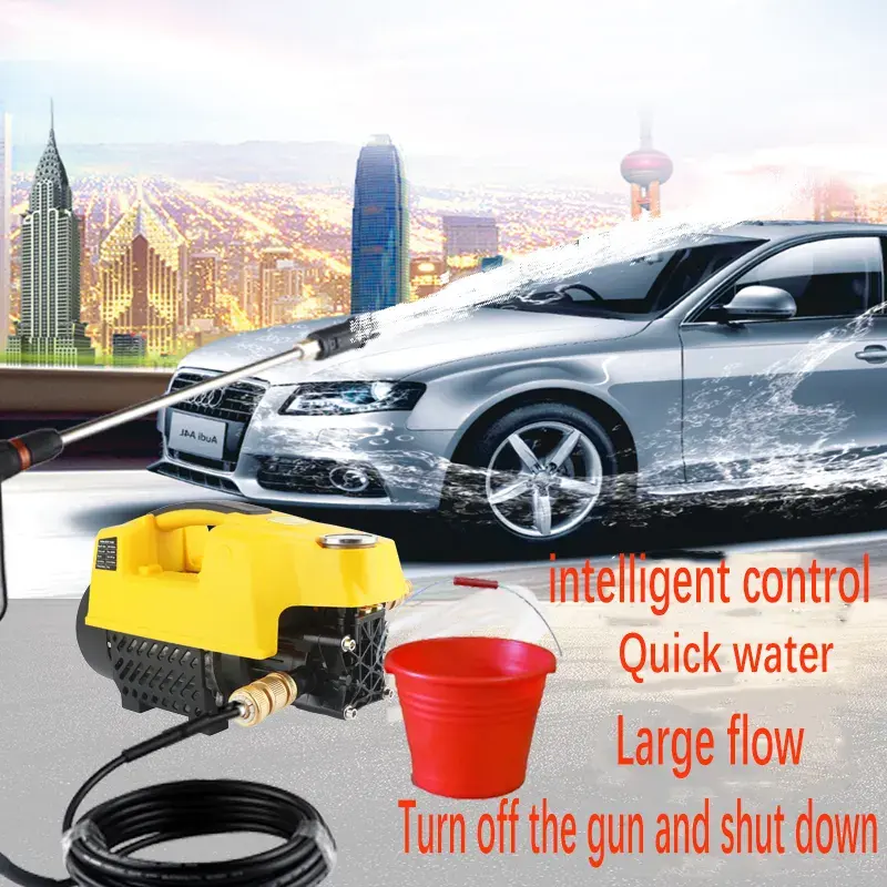 RONIX 2 in 1 copper motor car washer 1800W Foam cannon household cleaning machine portable pressure water pump car washer