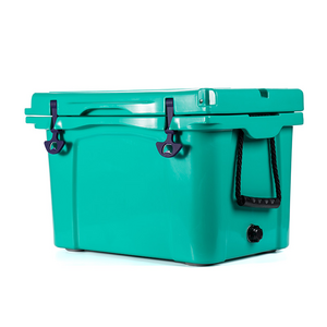 I Outdoor camping picnic equipment 16qt ice cooler box with dry box injection chilly bin cooler box for food storage