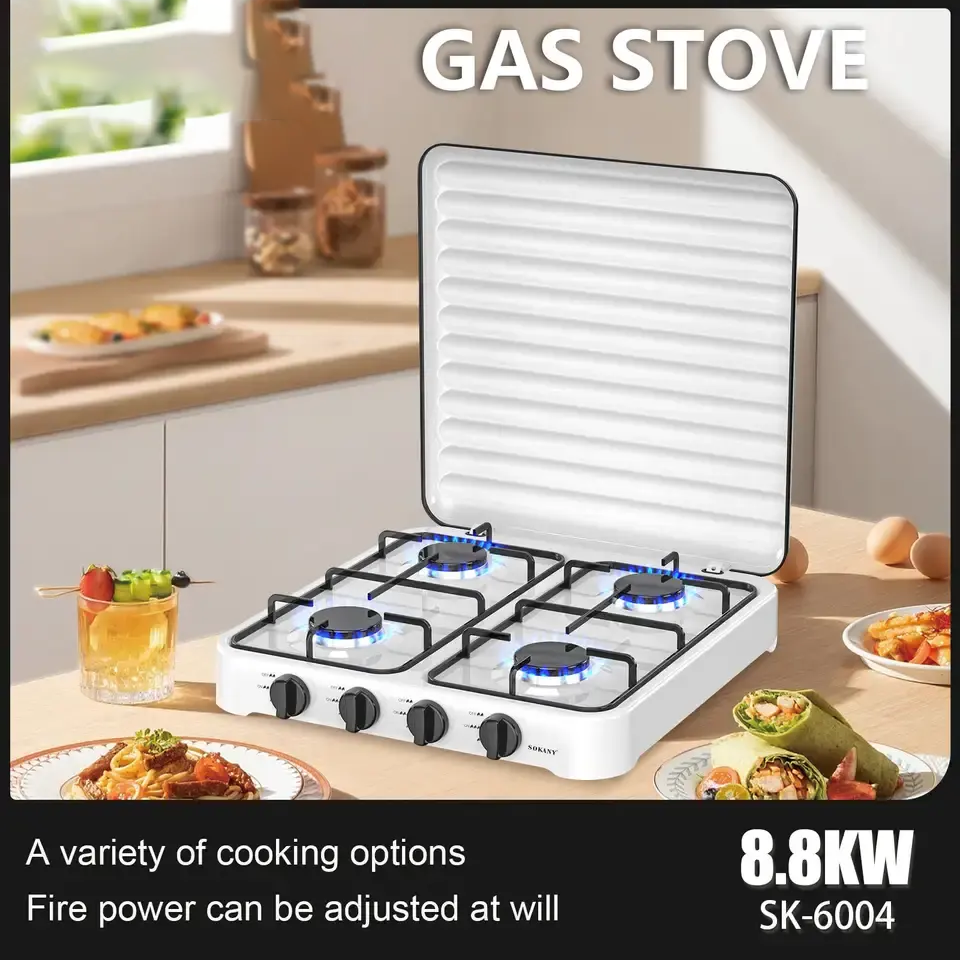 best price high temperature resistance Enamel oven rack Aluminium double burner gas stove 2 Burner stove