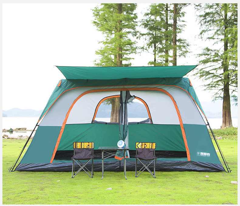 E RONIX 10 Person Waterproof Outdoor Tent Family Large Wholesale Tent 2 Rooms Camping Tent Sale