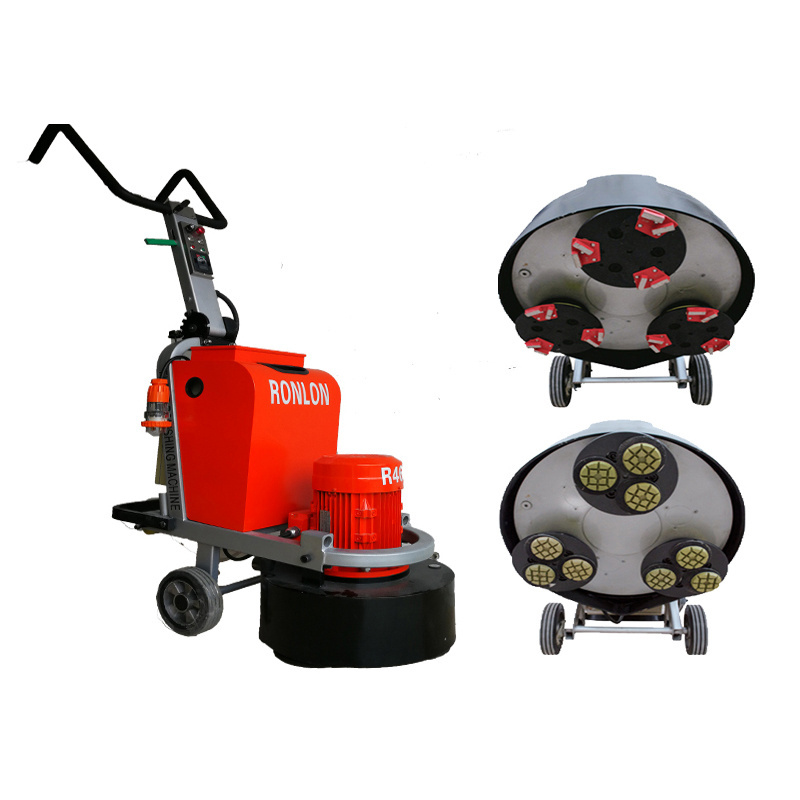 RONLON R460 460MM concrete grinder 220V 3 heads planetary concrete epoxy terrazzo stone curing floor grinding polishing machine