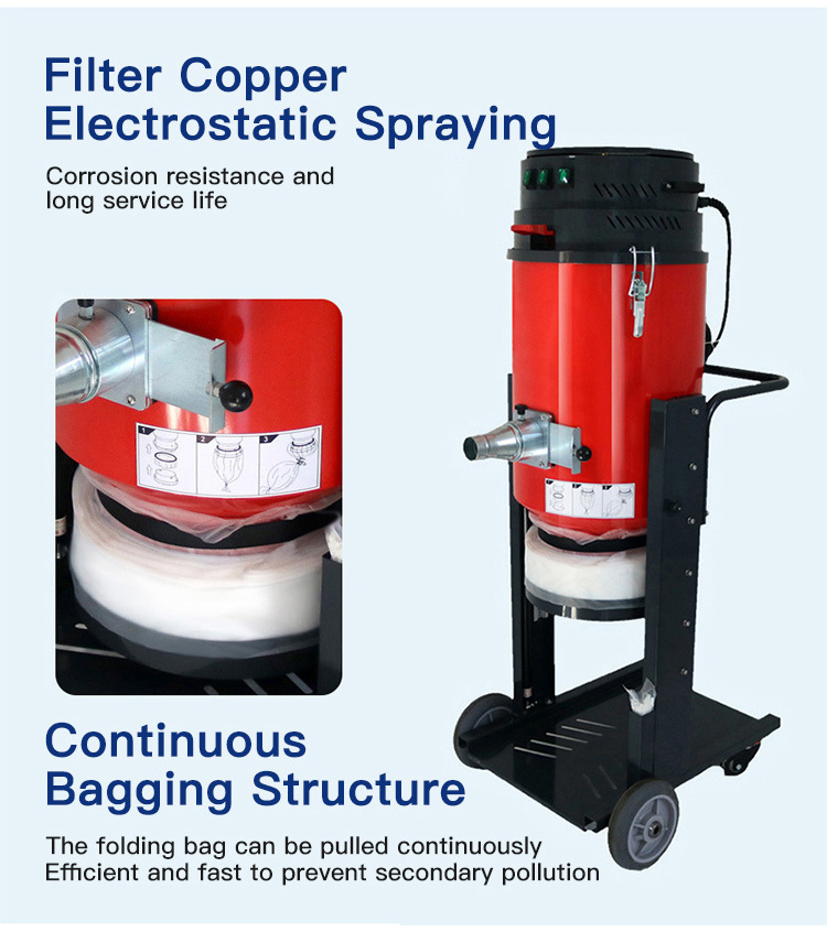 Heavy Duty Industrial Vacuum Cleaner Floor Dust Cleaning Machine