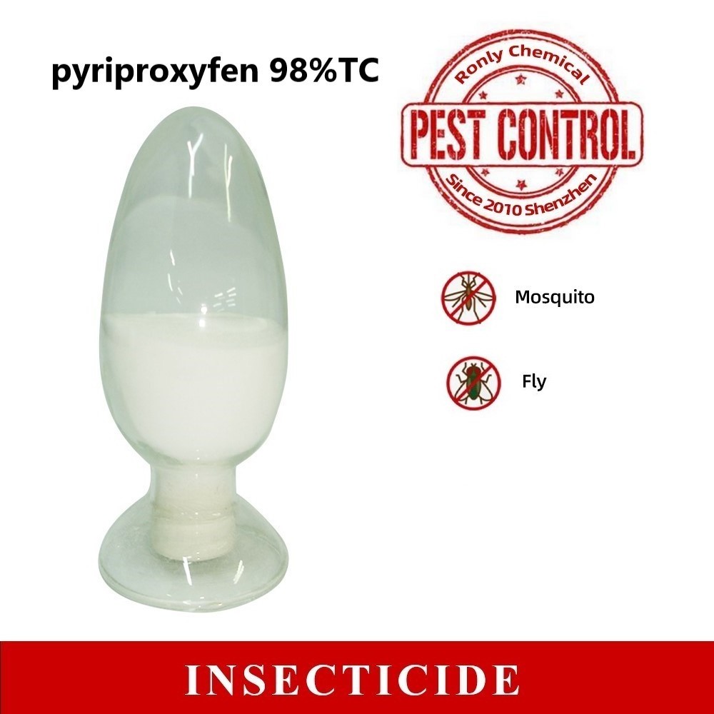 pyriproxyfen powder 98% high purity material cas 95737-68-1 fly mosquito larva killer insecticide pyriproxyfen