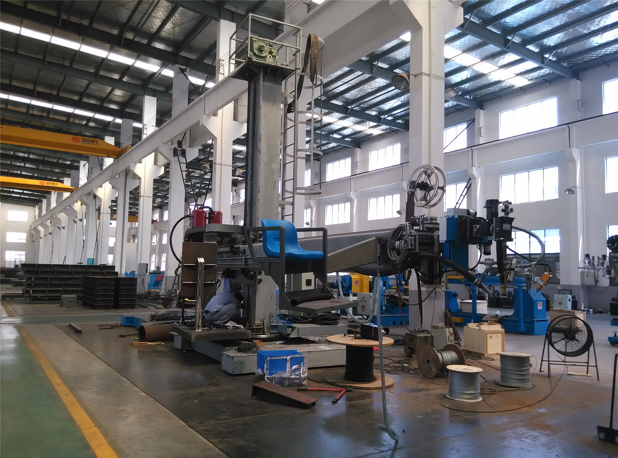 Seam Tracker Central Operate Tank Tower SAW Column & Booms Auto Welding Manipulator