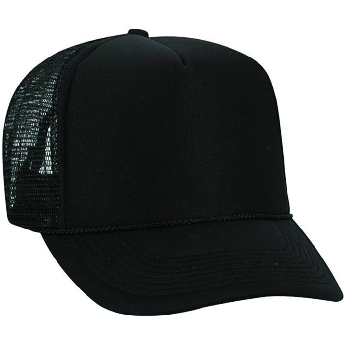 2024 New Product Black Color Cheap Price Promotional Wholesales China factory Trucker Hat For Outdoor Summer Sunshade Men Women