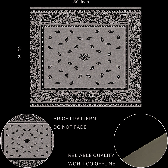 Promotion Wholesales Vivid Color Sublimation Printing Mandala Paisley Ceiling Rustic Bandanna Tapestry Women Bohemian Wall Decor