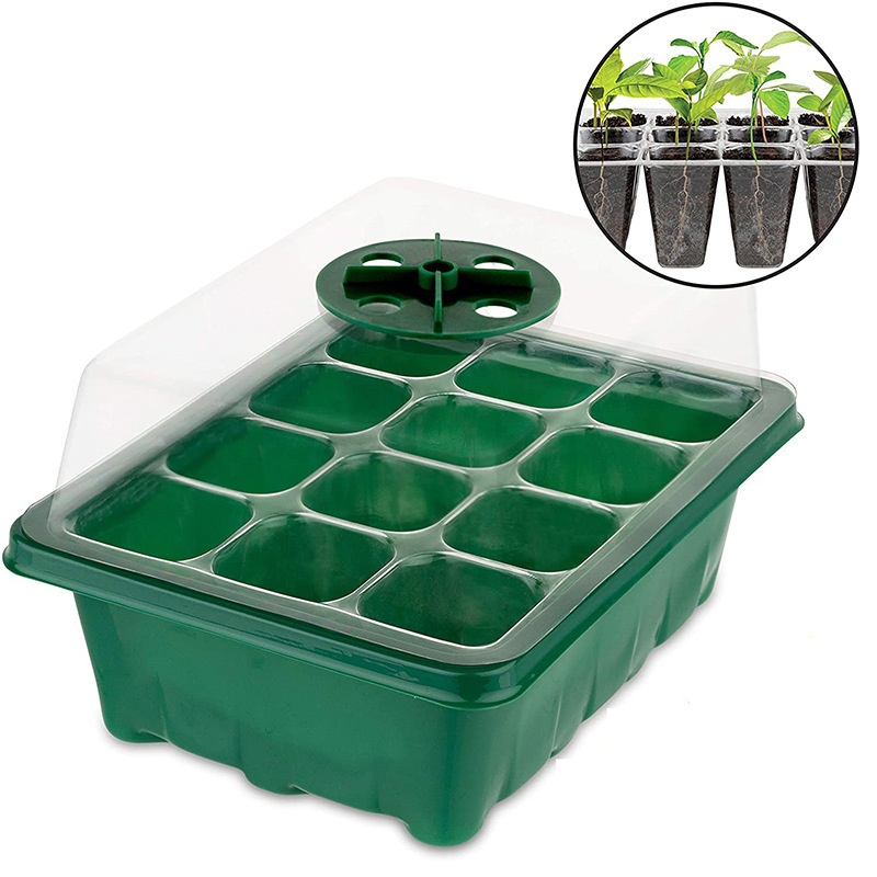 Factory Wholesale Pvc Material Plant Seedling Growing Tray For Vegetable Seeds Propagation